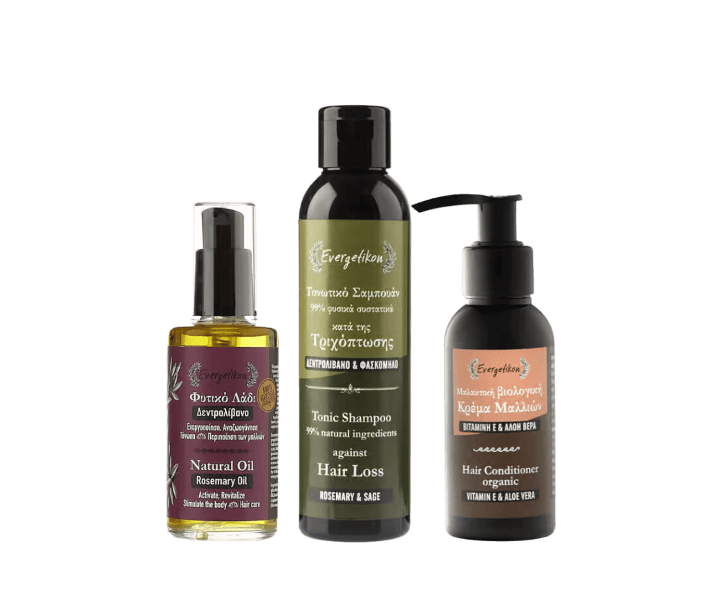 Haarverzorging set – Tegen Haaruitval – Rozemarijn Haarverzorging set – Tegen Haaruitval – Rozemarijn