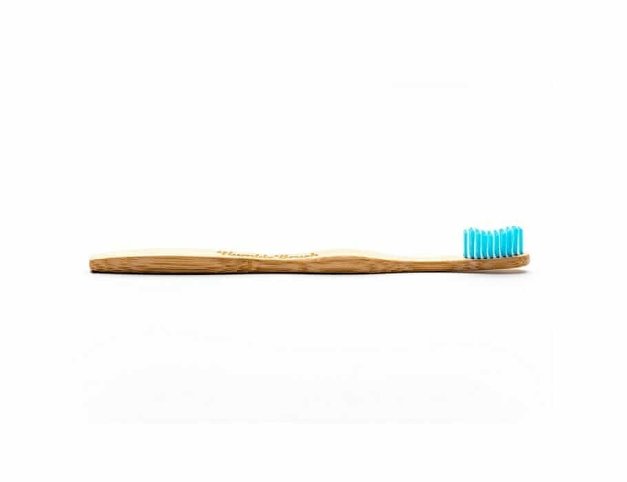 bamboo toothbrush - humbl brush - blue