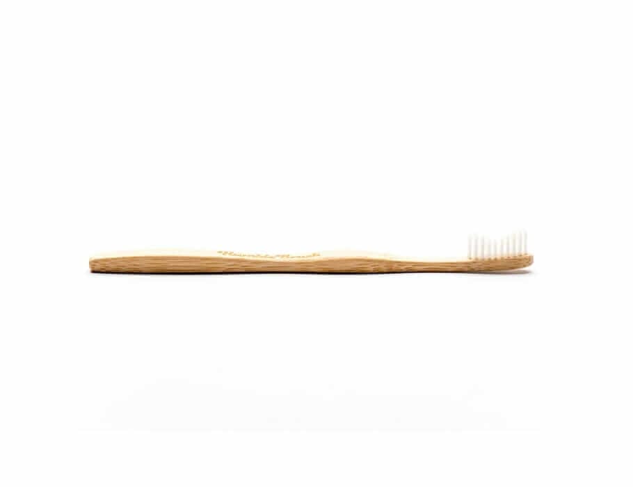 bamboo toothbrush - humble brush - white
